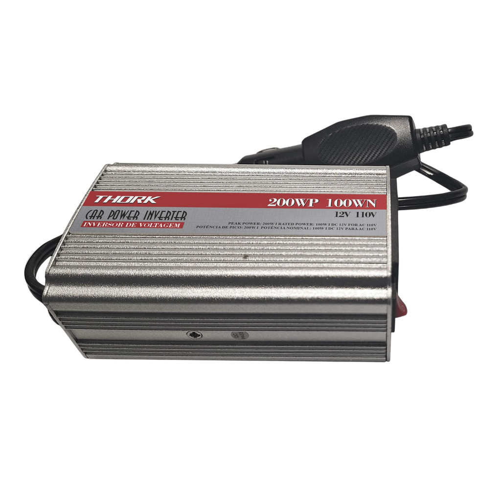 Inversor de Voltagem 200W P/100W 110V Thork Tech One - KC-E-9064