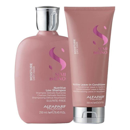 Alfaparf Milano Semi Di Lino Moisture Nutritive - Shampoo 250ml + Condicionado 200ml