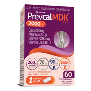 Prevcal Mdk 2.000ui 60cpr - Vitaminas D K Magnésio Calcio em Oferta na Shopee
