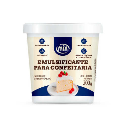 Emulsificante neutro para confeitaria 200g Mix em Oferta na Shopee