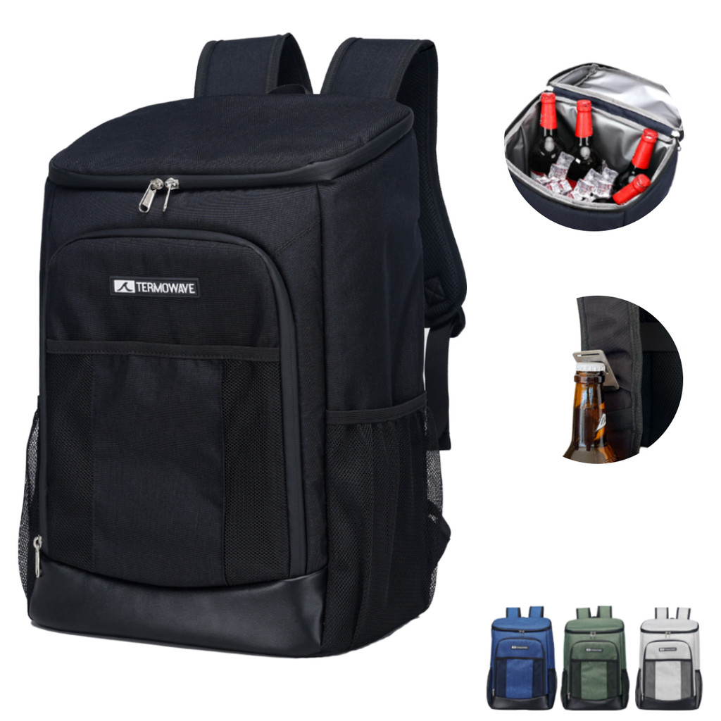 Mochila Térmica Termowave 25L Bolsa Cooler Bebidas Praia Camping Pesca Cerveja Alimento
