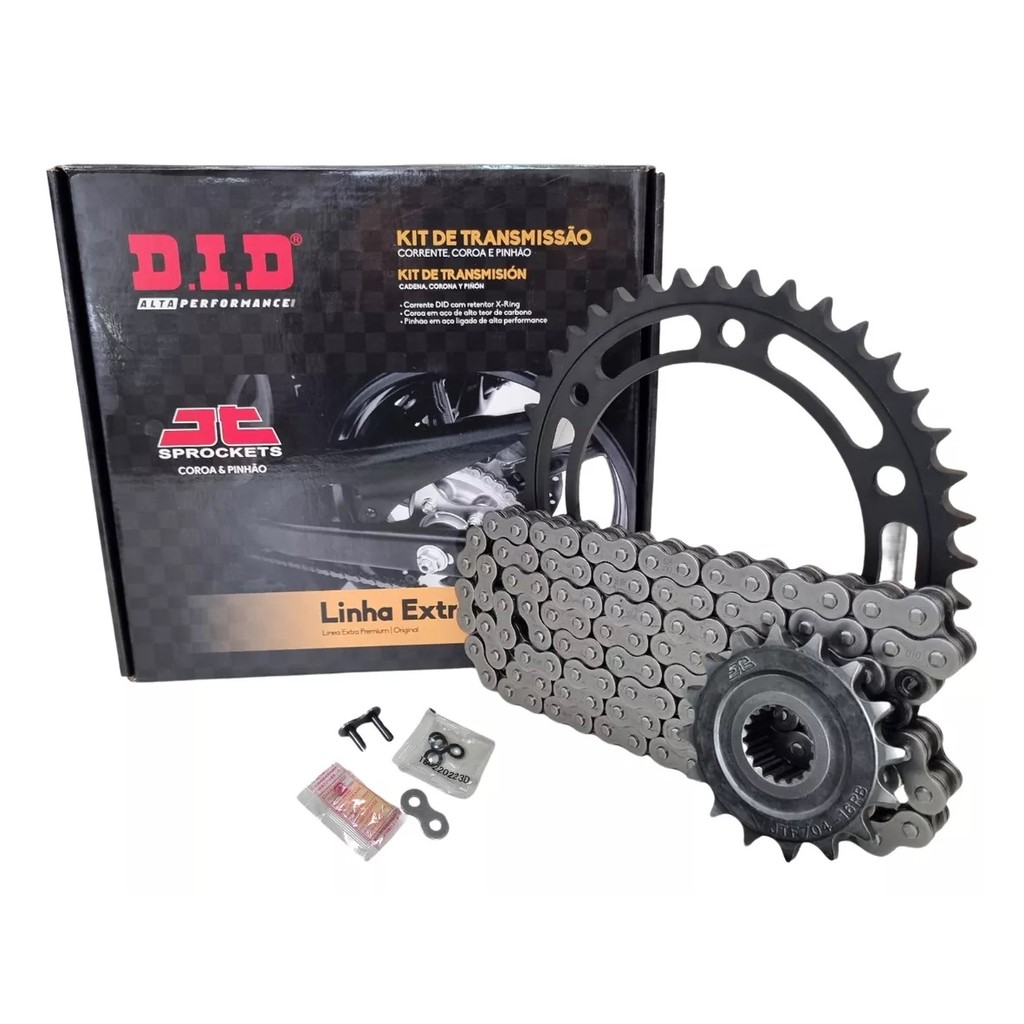 Kit Relação Transmissão Yamaha Xt660 R Z Did Extra Premium