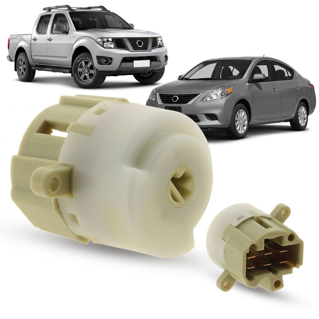 Comutador de Ignição Partida Nissan Versa 2012 a 2019 March 2011 a 2020 Frontier 2008 a 2016 V-Drive