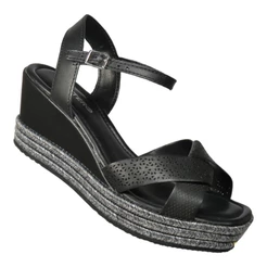 Sandália Feminina Bottero Anabela 365903 Casual Confortável