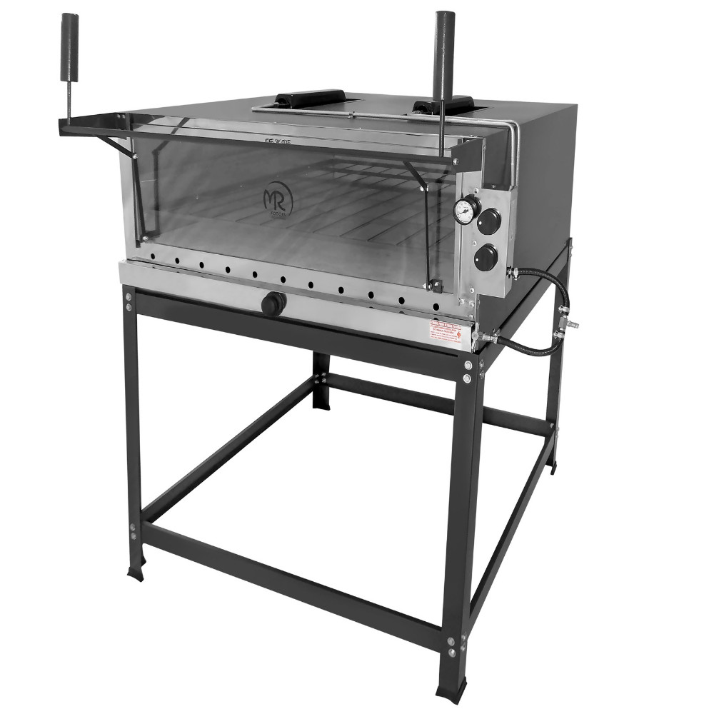 Forno de Pizza Industrial à Gás com Infravermelho 95x95cm MR Fogões