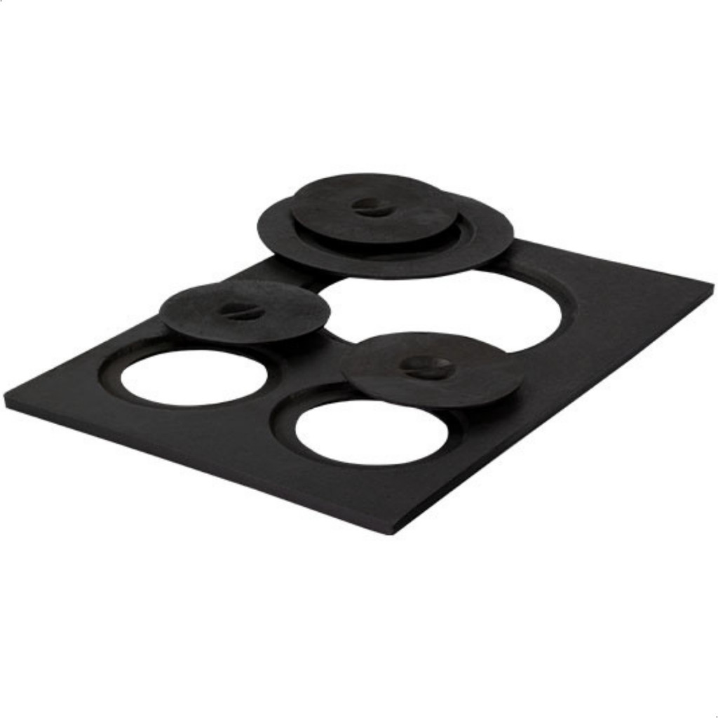 Chapa Fogão A Lenha Paraná 3 Furos 49x33 Ferro Fundido em Oferta na Shopee