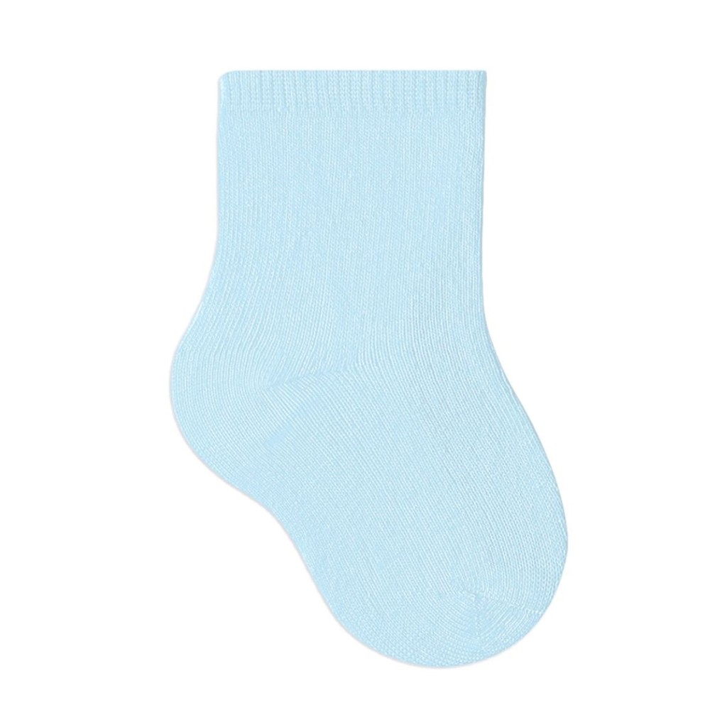 Kit 2 Pares Meia Basica Bebe Selene 1320-001 Macia Cano Curto Algodao