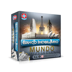 Jogo Banco Imobiliário - Mundo - Brinquedos Estrela