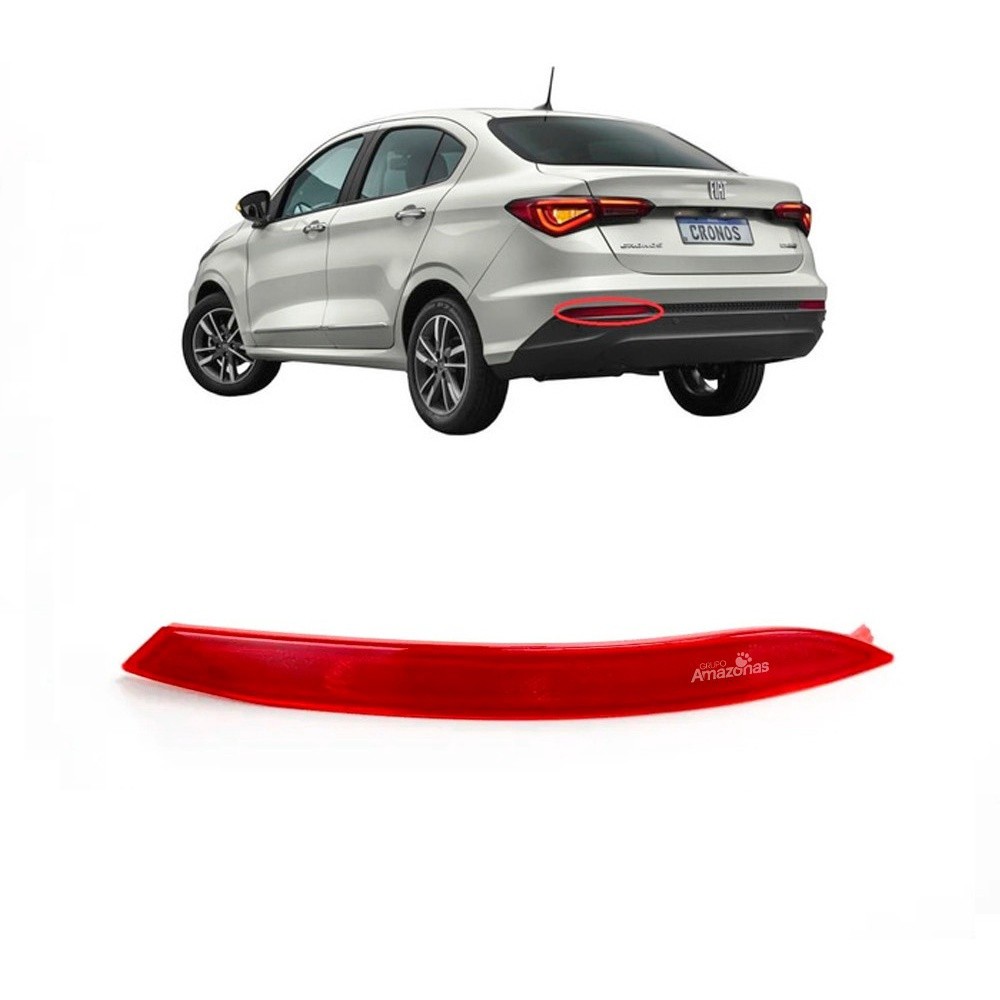 Refletor Traseiro Esquerdo Cronos 2018 2019 2020 em Oferta na Shopee
