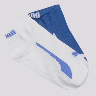 Kit Meia Puma Sapatilha 2 Pares Infantil Azul em Oferta na Shopee