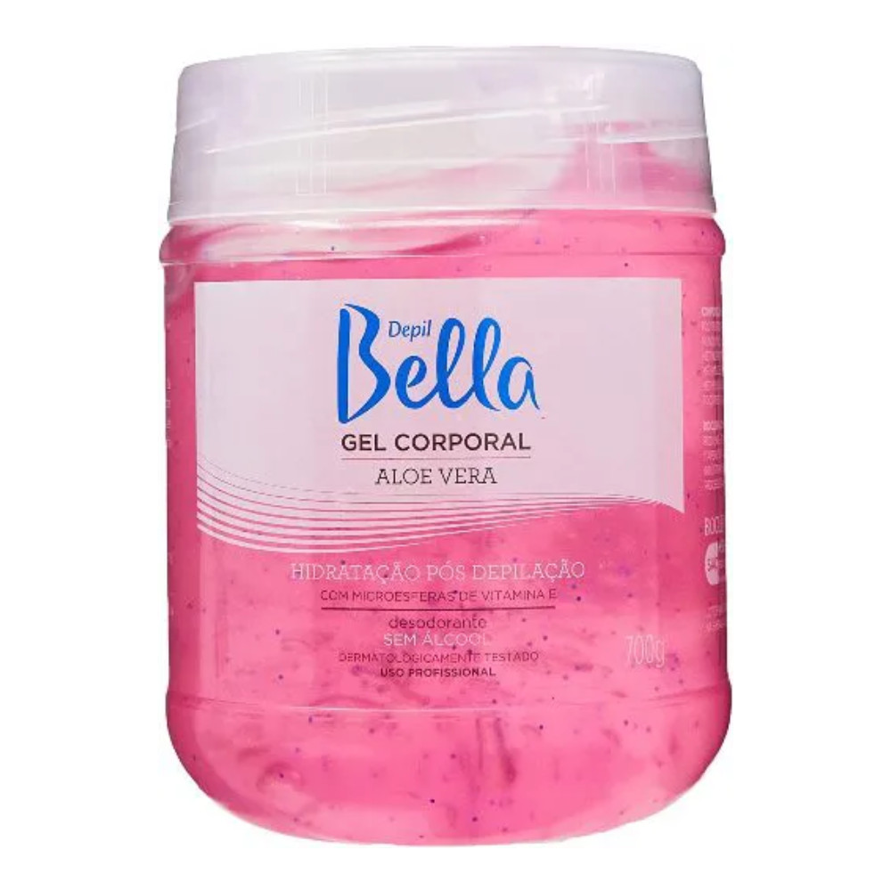 Gel Pós Depilatório Corpo Hidrata Aloe Vera Depil Bella 700g em Oferta na Shopee