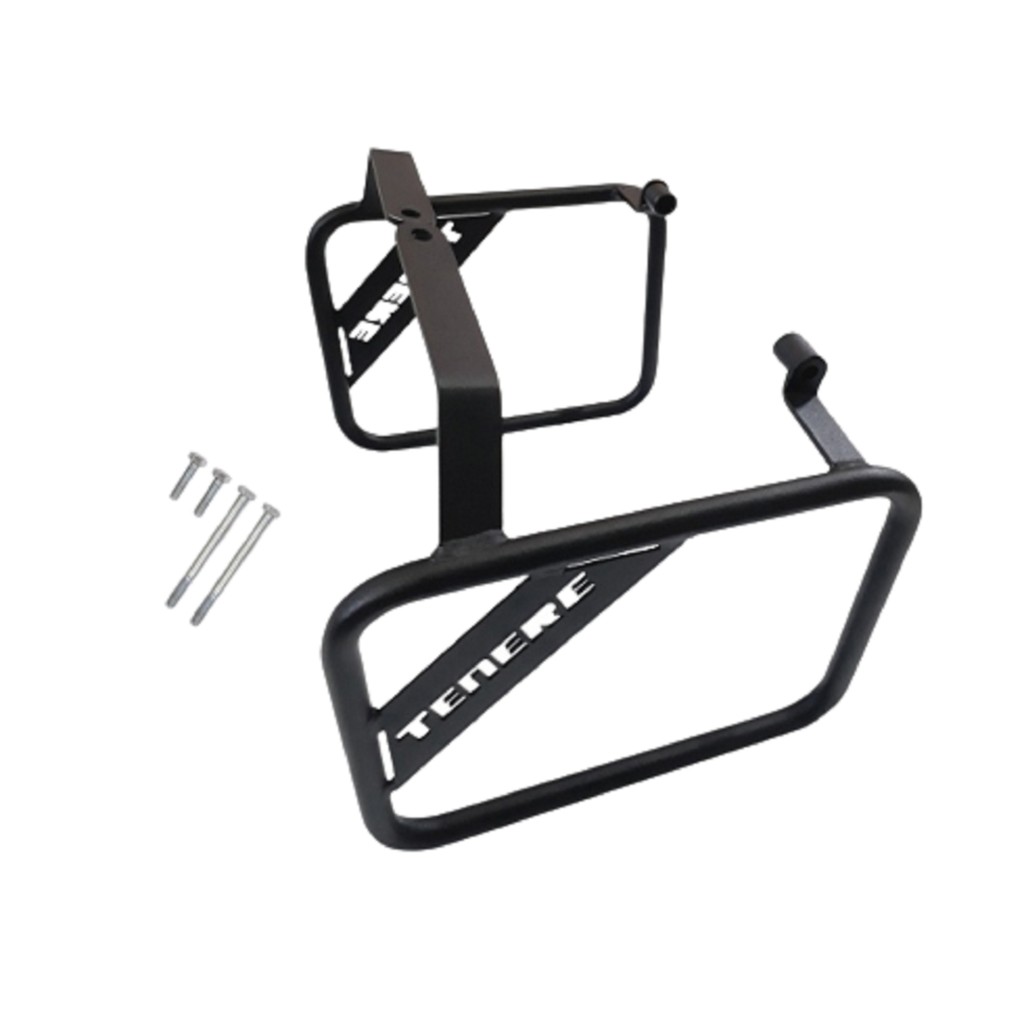 Suporte afastador de Alforge Mala Bolsa Lateral p/ Tenere 250 c/ lanterna de LED 2016 2017 2018