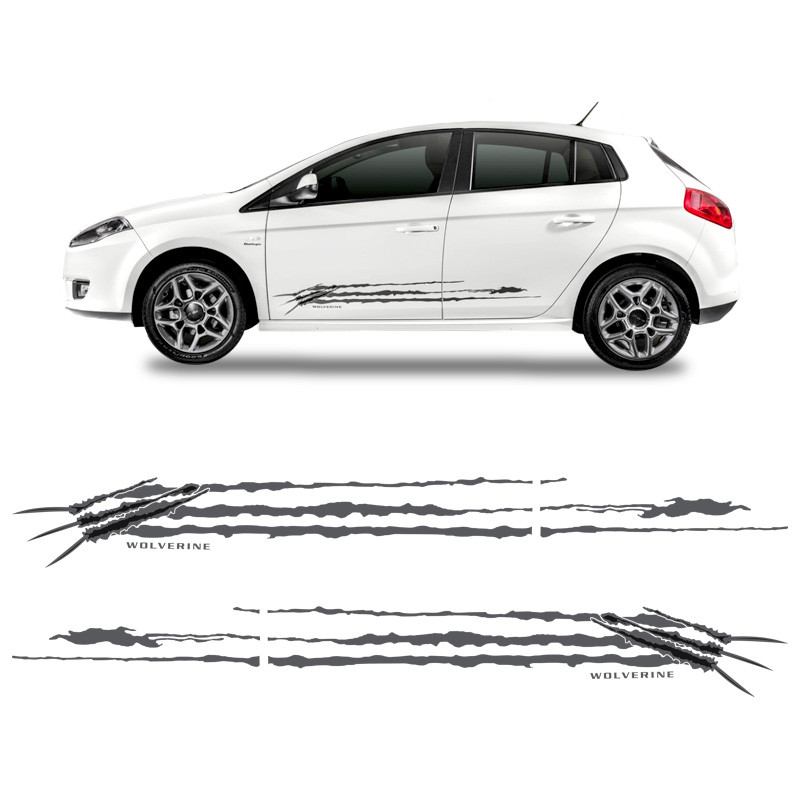 Faixa Bravo Wolverine 2014 Adesivo Lateral Modelo Original em Oferta na Shopee