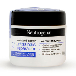 Creme Facial Neutrogena Face Care Intensive Antissinais Reparador 100g em Oferta na Shopee