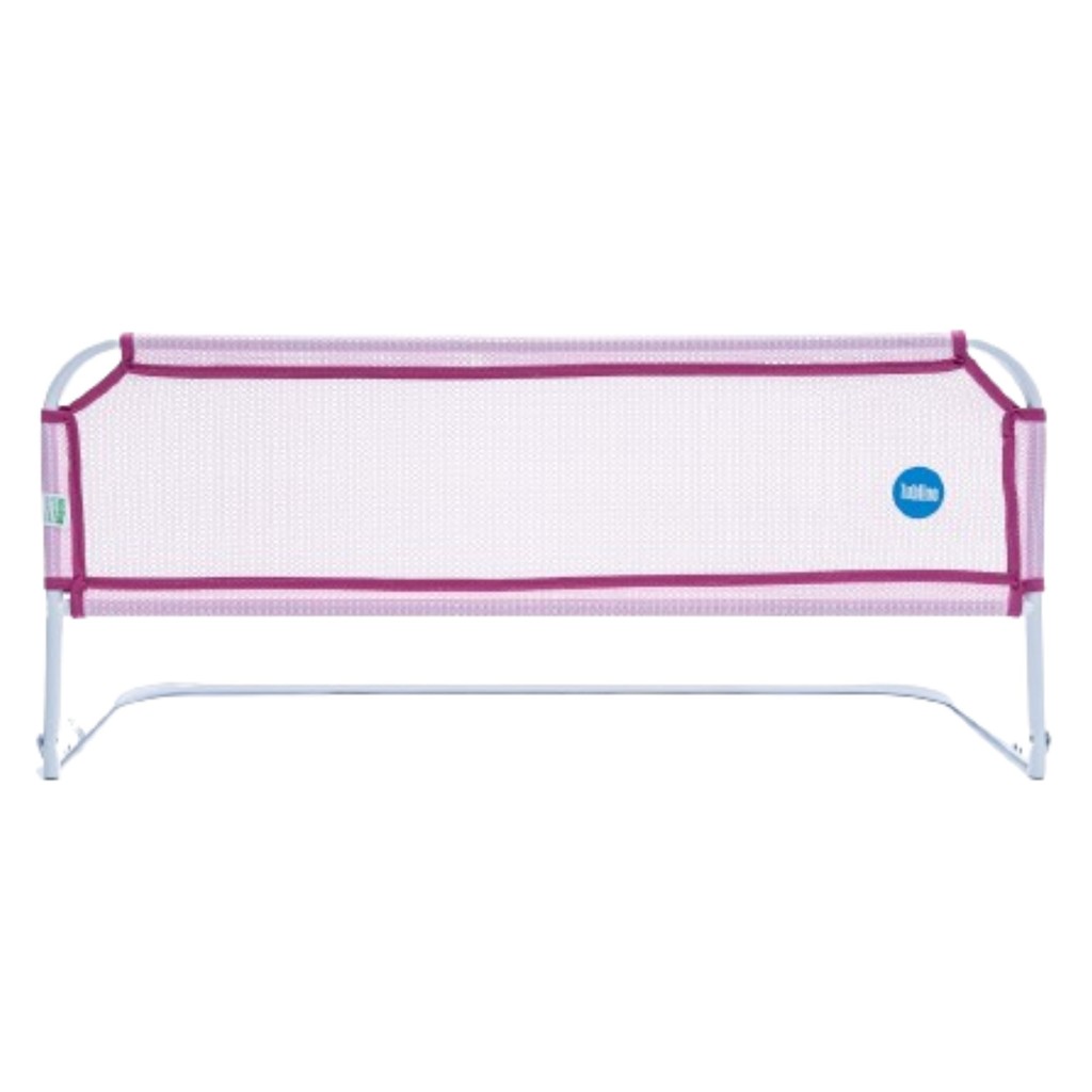 Grade Proteção Cama Infantil | Tubline Baby Super Luxo | Sem Furo | Dobrável | Rosa Bebê Meninas