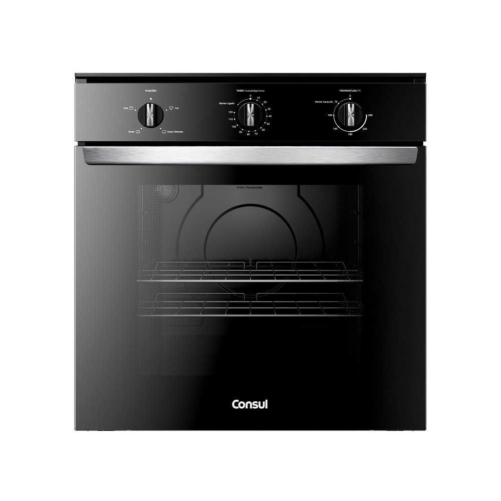 Forno Elétrico de Embutir Consul COB84BE 84L em Oferta na Shopee