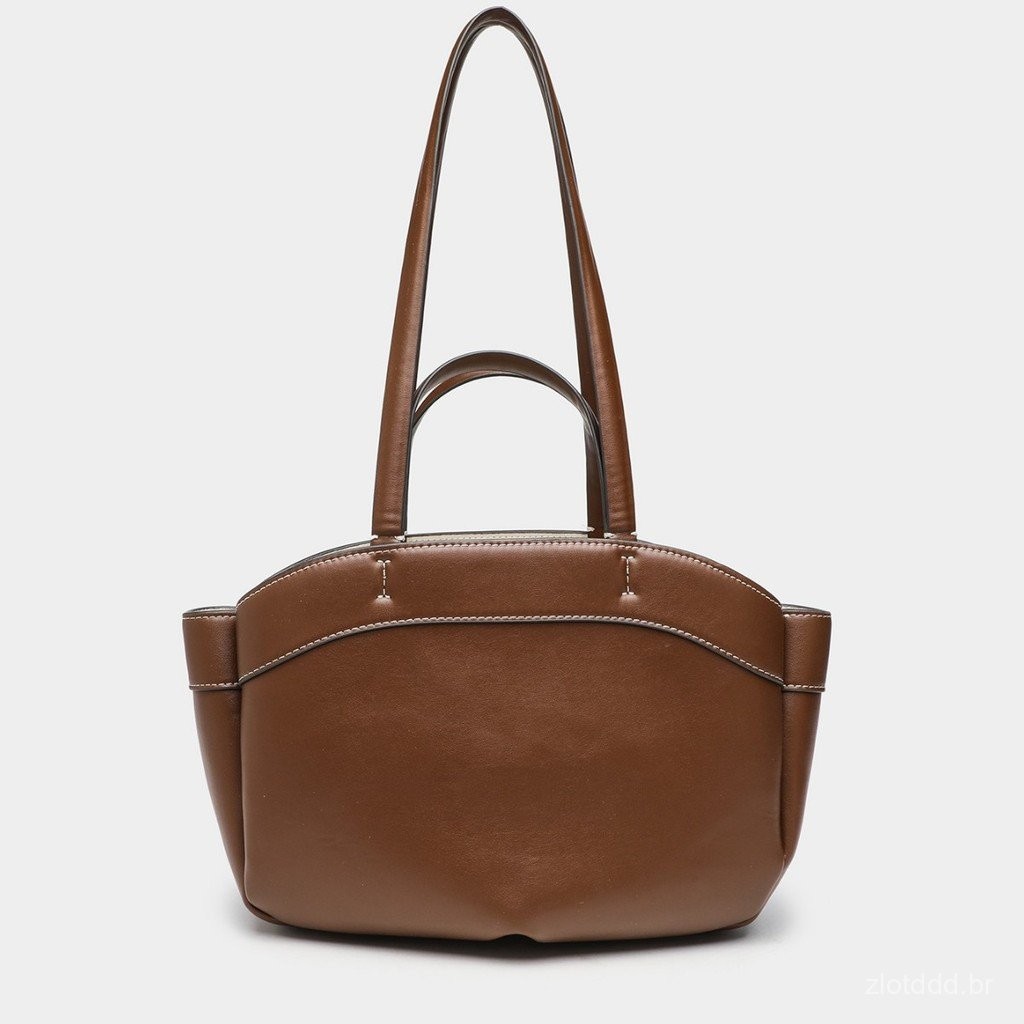 Z2024 Bolsa Tote Marrom Nova Moda de Outono Grande Capacidade Bolsa de Escritório Mãe-Filh...