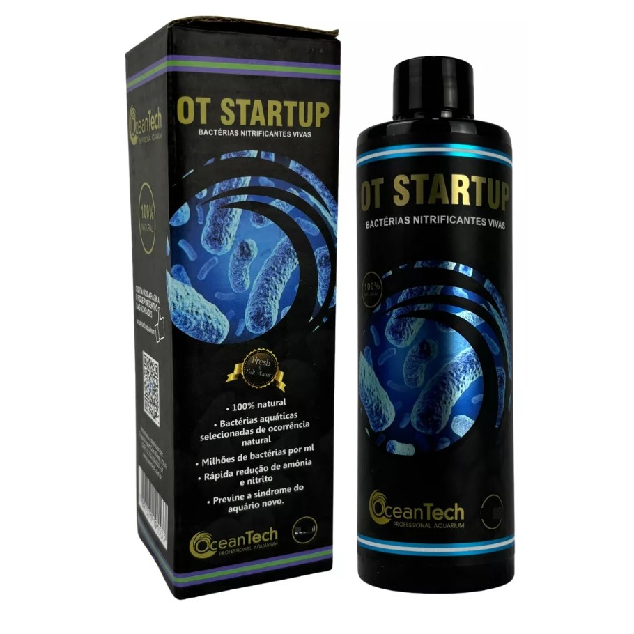 STARTUP 250ML Ocean Tech - Acelerador Biológico para Aquário em Oferta na Shopee
