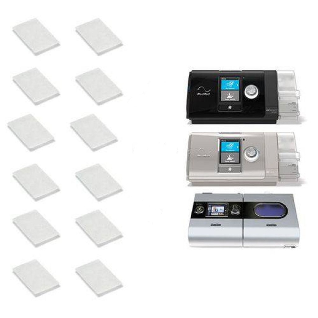 Kit Anual 12 Filtros Cpap Resmed S9/ S10 - Nacional