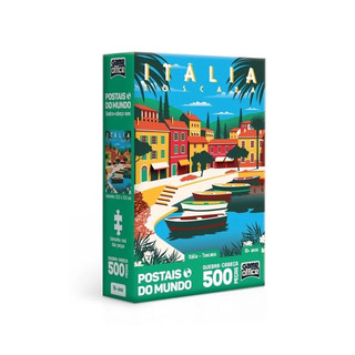 Quebra Cabeça 500 Peças Itália Toscana 2837 - Toyster em Oferta na Shopee