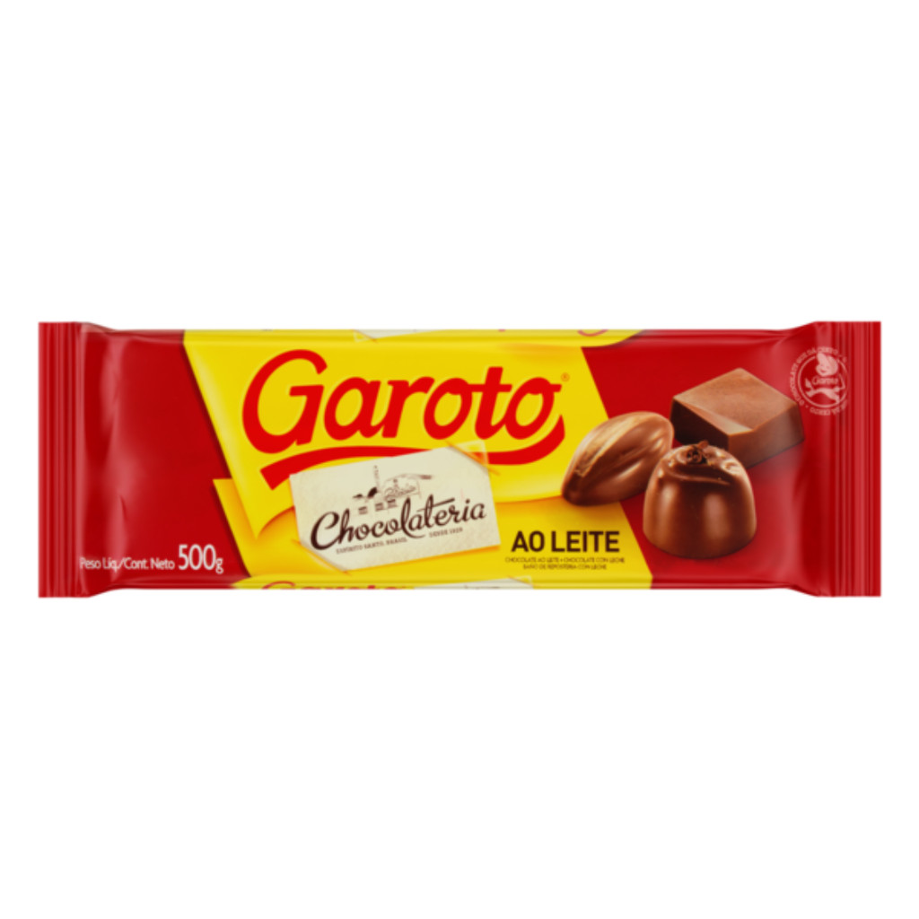 Barra de Chocolate Garoto 500g: Onde Comprar | BuscaProdutos
