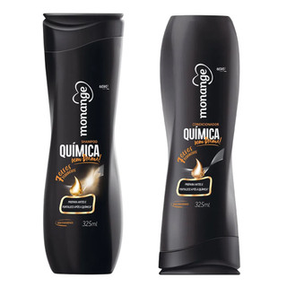 Kit Shampoo 325ml e Condicionador 325ml Monange Química Sem Drama em Oferta na Shopee