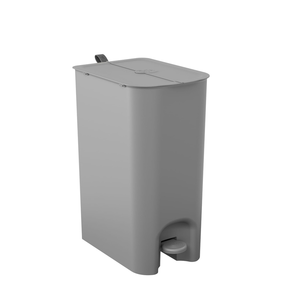 Lixeira Borboleta com Pedal Coza 20L Cinza Frio em Oferta na Shopee