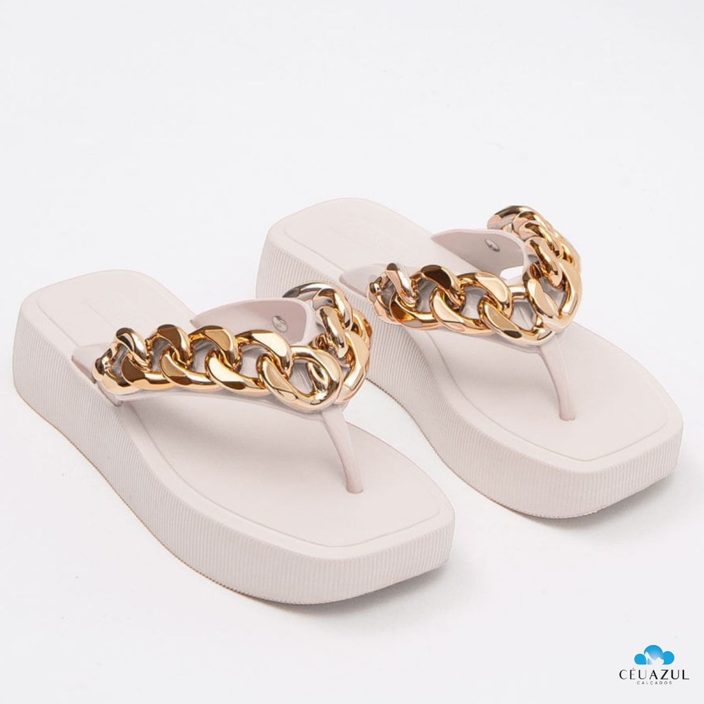Tamanco Feminino Petite Jolie Moderno Tira Corrente Lançamento Estilo Fashion · foto 2