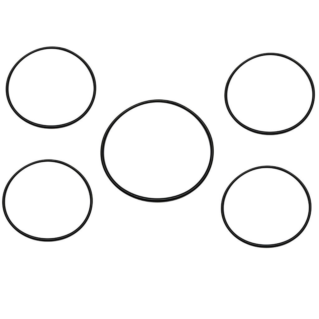 Kit Anel Vedação da Base Queimador Bolacha Central + Lateral Fogão Fratello Piacere Vetro Mueller 5 Bocas