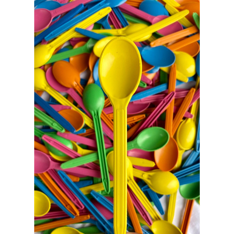 kit 300 Colheres Sortidas Para Sorvetes/ Açaí / Sobremesas — imagem 2 de 2