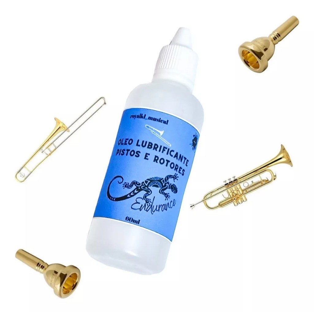 Kit 2x Óleo Lubrificante Trompete Trombone Sax Pisto E Rotor 30ml em Oferta na Shopee