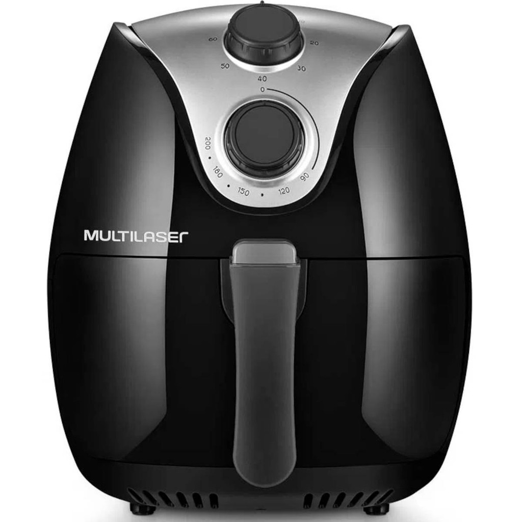 Fritadeira Eletrica Air Fryer Black 4l Com Grade 1500w