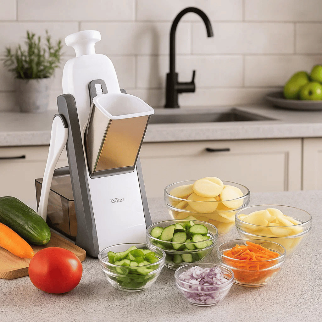 Descascador Fatiador Multifuncional Mandoline - Clink e Wincy/ Cortador / Verduras Frutas Legumes