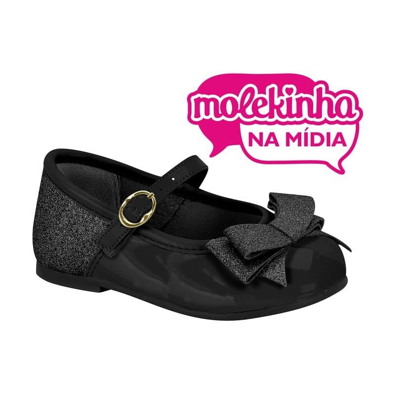 Sapatilha Molekinha Infantil Menina com Glitter 2106.1043
