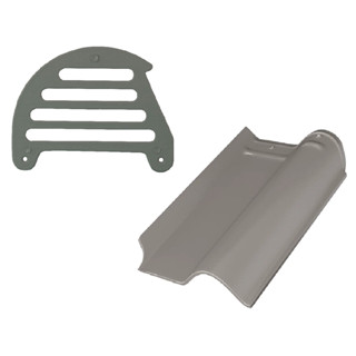 Passarinheira Telha Romana Cor Cinza Anti Pássaros 50 unid em Oferta na Shopee