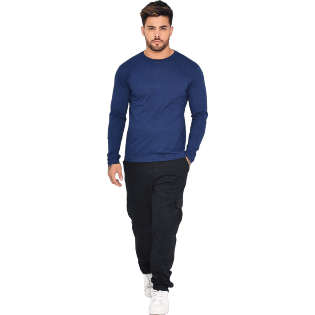 CALÇA CARGO JOGGER SARJA LARGA MASCULINA SKATE, CASUAL, 6 BOLSOS FECHAMENTO CORDÃO MODA UNISSEX