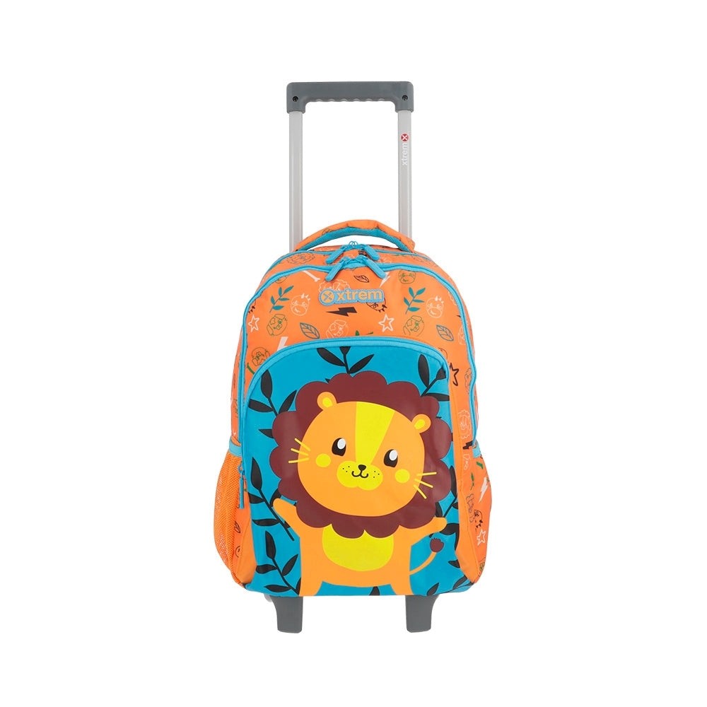 Mochila de Rodinha Infantil Xtrem Lincoln Leão Laranja - Women Bags