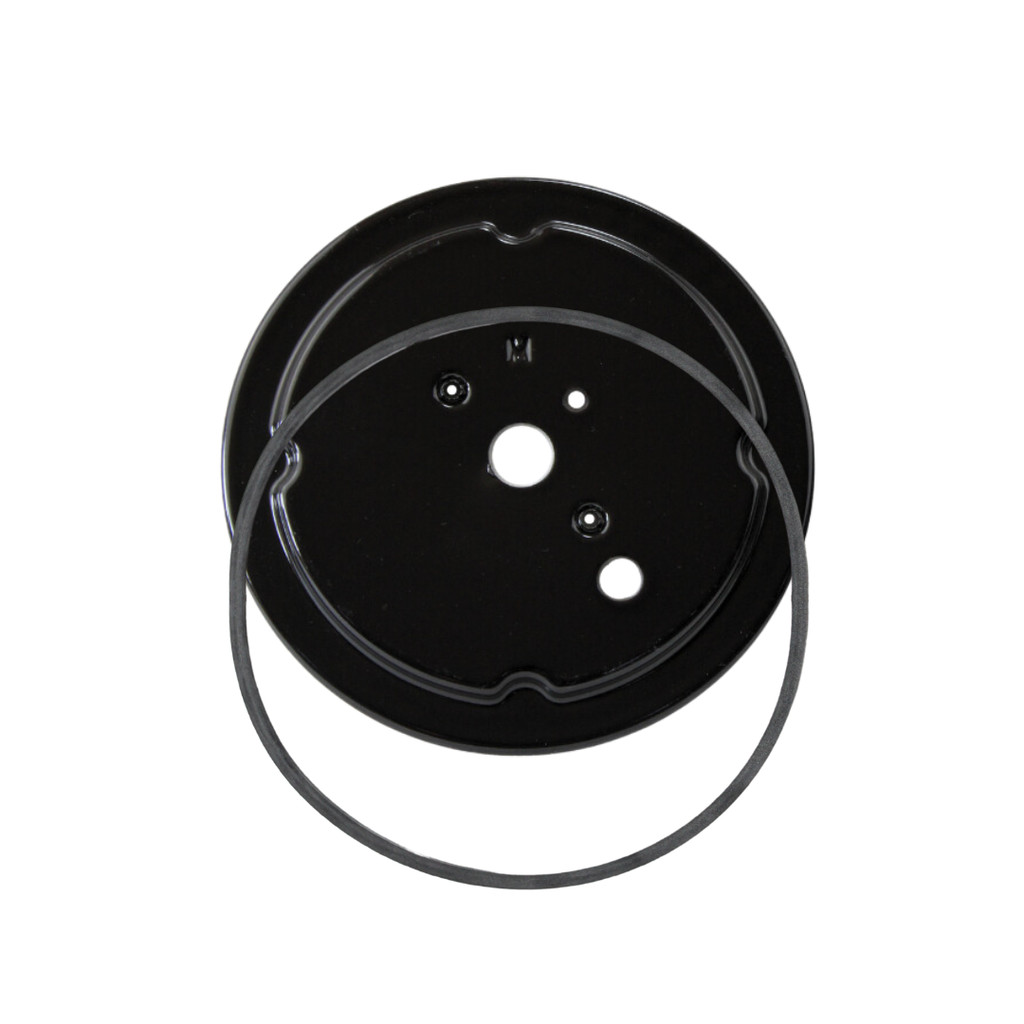 Base Trempe da Boca Maior + Vedação Fogão Esmaltec Jade Glass 5 Bocas 5091