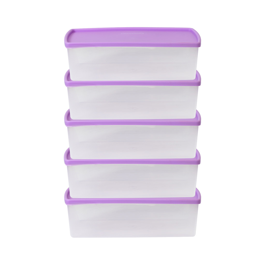 Kit Pote Hermético Marmita Porta Mantimentos Plástico Freezer Microondas