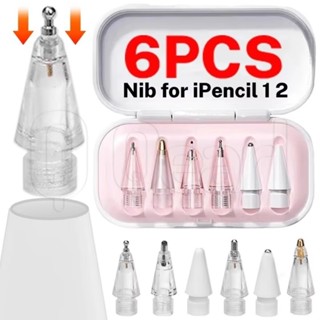 Conjunto De Pontas De Substituição De 4/6 Unidades Para Apple Pencil-Acessórios De Ponta De Caneta De Toque Universal-So em Oferta na Shopee