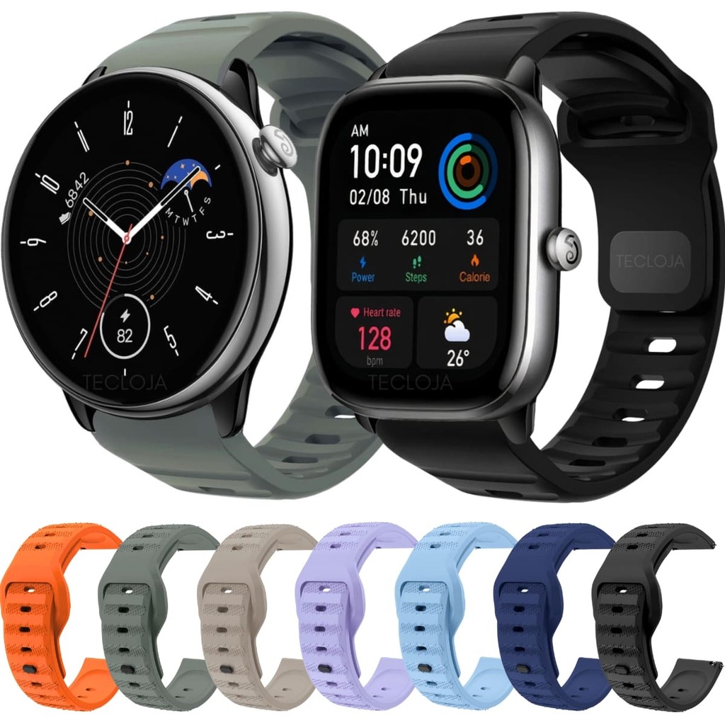 Pulseira Silicone Para Amazfit GTS 4 Mini, GTS 2 Mini, GTR Mini Pulseira Para Amazfit GTS 4 Mini New
