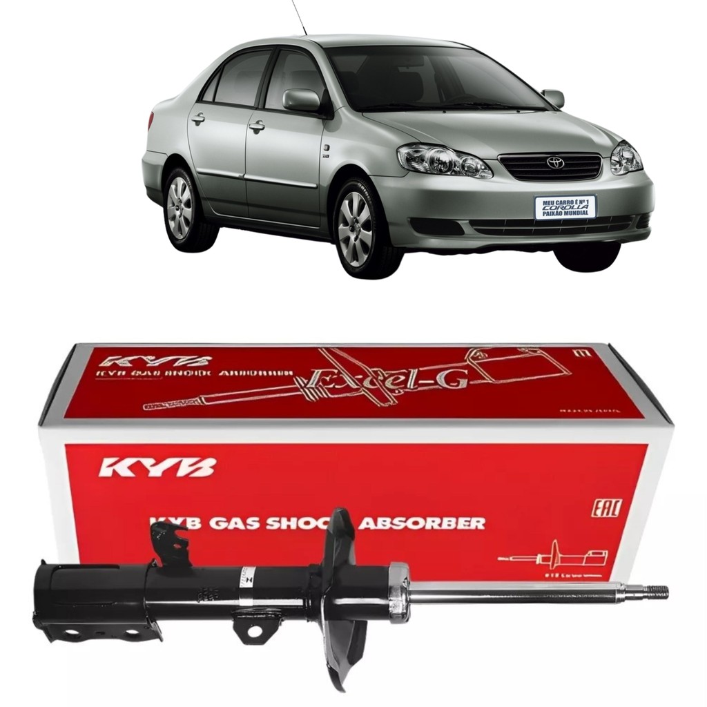Amortecedor Kyb Dianteiro Direito Toyota Corolla Fielder 2003 2004 2005 2006 2007 2008 em Oferta na Shopee