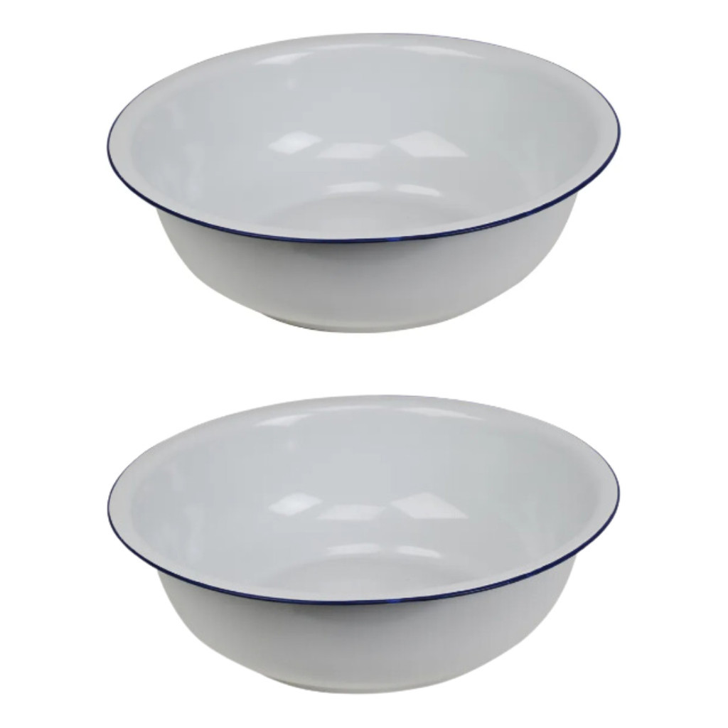 Bacia Agata Esmaltada Escaldar Pés Tamanho 32 Milla em Oferta na Shopee