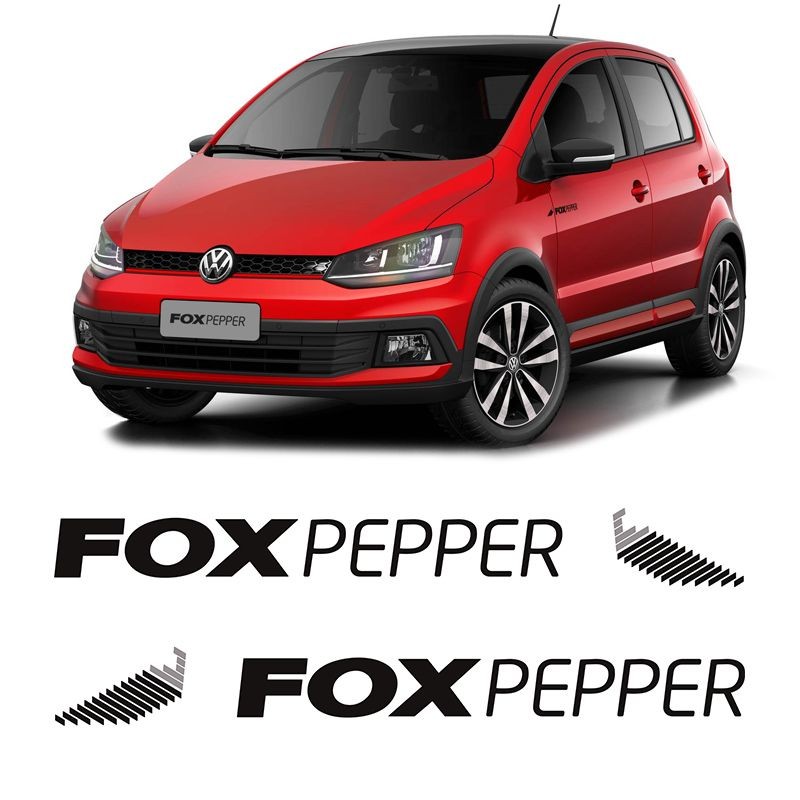 Kit Faixa Lateral Fox Pepper 2015 Adesivo Modelo Original