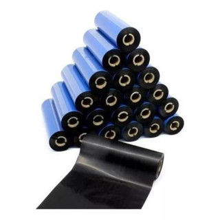 Kit 5 Ribbon Cera 110x74 Impressora Universal Termica Armor Inkanto Zebra Argox Elgin em Oferta na Shopee