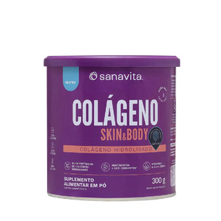 Colageno Skin Neutro - Lata 300g - Sanavita em Oferta na Shopee