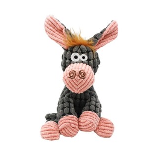 Brinquedo de Pelúcia Burrinho de Corda para Cachorro Cães Pet com Som Apito 3 Modelos Resistente em Oferta na Shopee