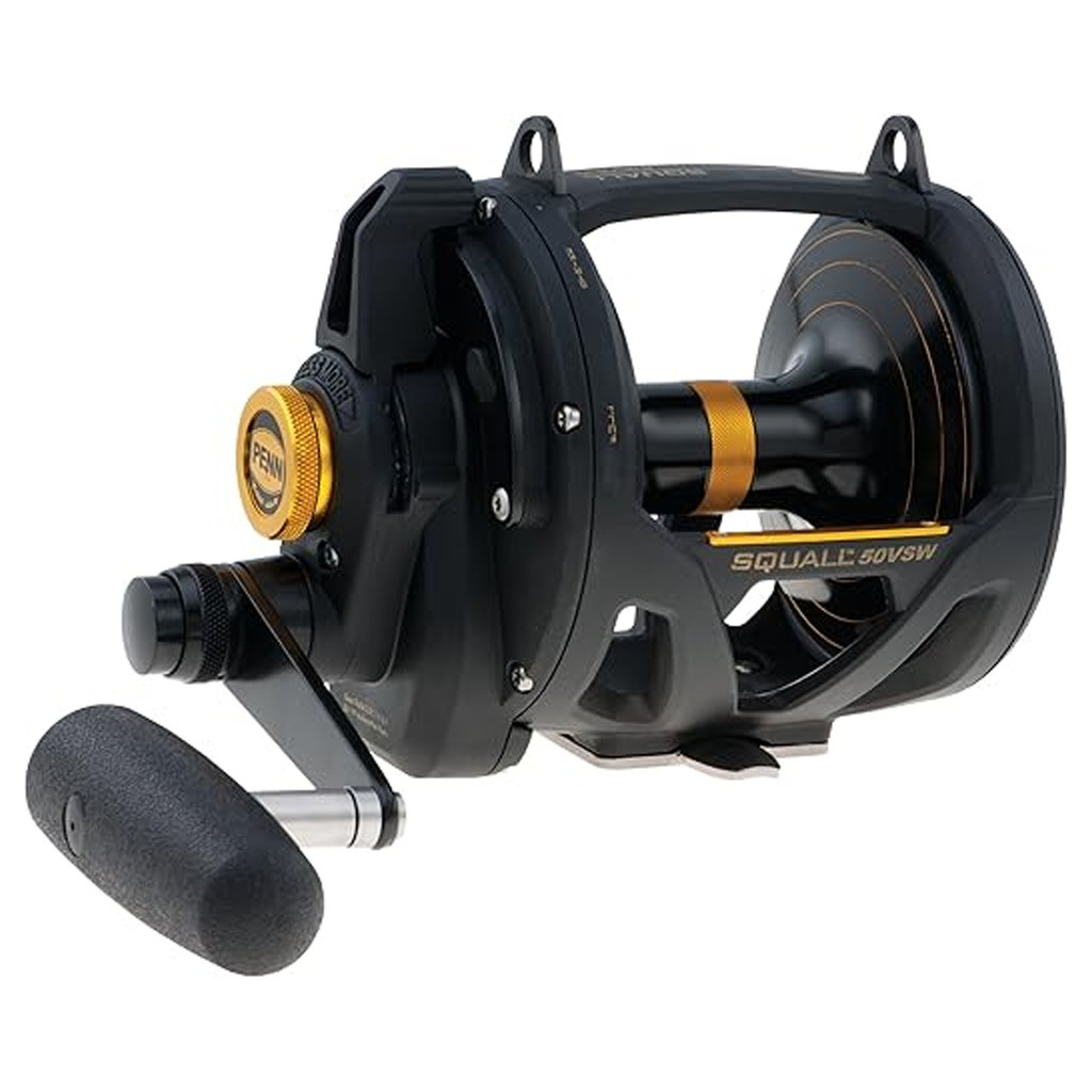 Carretilha de Pesca Penn Squall Lever Drag 2 Speed SQL50VSW Drag Max 40lbs