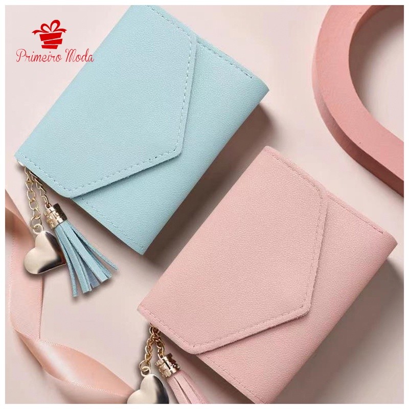 Carteira Feminina Com Franjas/Bolsa Porta-Cartões/Bolsa De Mão/Porta-Cartões