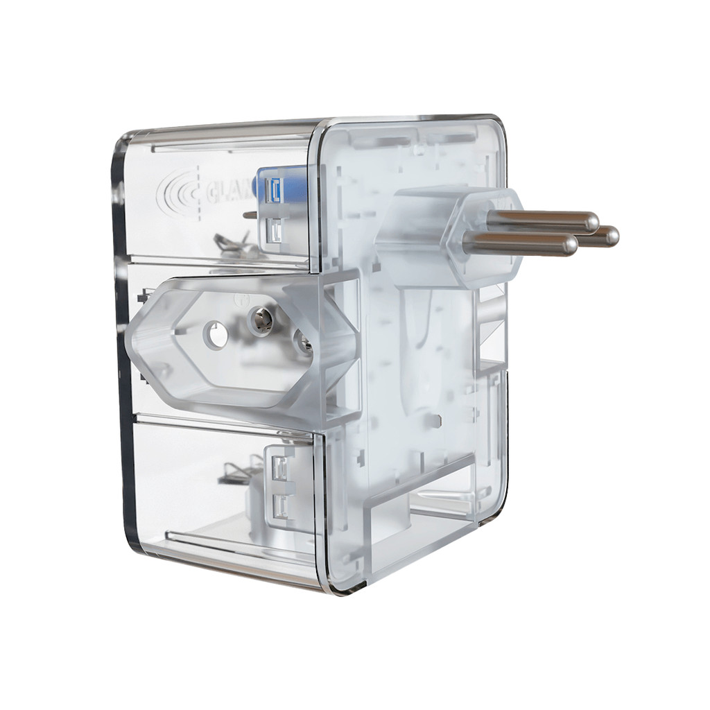 iCLAMPER Energia 3 - LCF Protetor contra surtos (DPS) Bivolt 10 amperes - 3 tomadas - 3 pinos